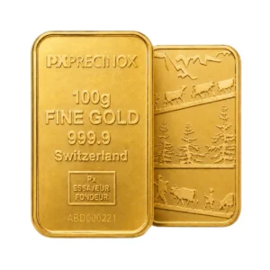 Lingot or 100 g